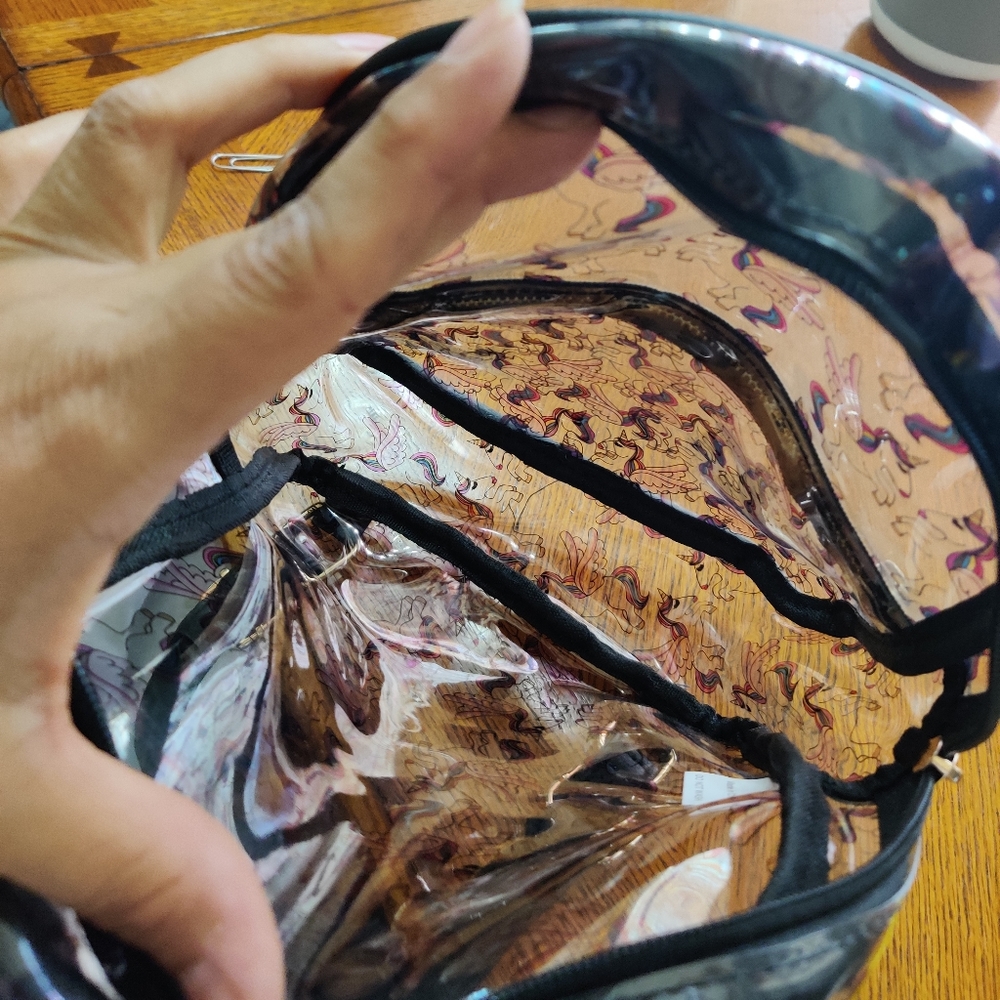 See Through Small Unicorn Backpack - image 4